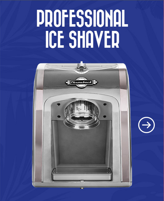Professional Ice Shaver Banner