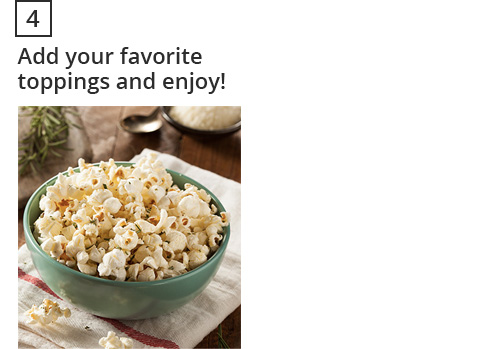 How to make popcorn step 4