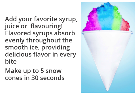 Hawaiian shaved ice step 4