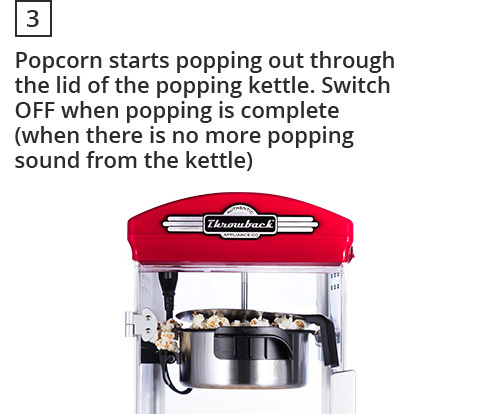 How to make popcorn step 3