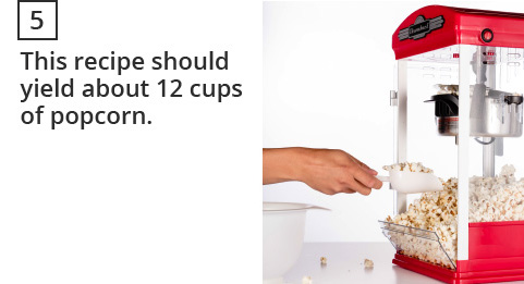 How to make popcorn step 5