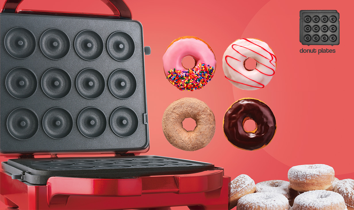 3 in 1 Treat Baker Donut Plates