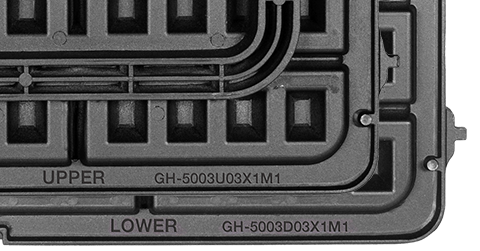 Individual upper and lower plates