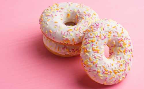 Coconut Lemon Glazed Donuts