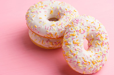 Coconut Lemon Glazed Donuts