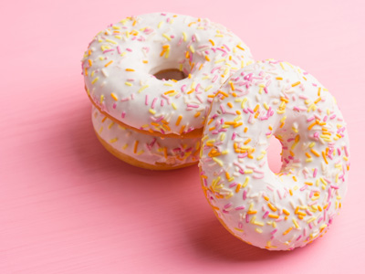 Coconut Lemon Glazed Donuts