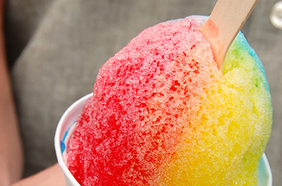 Rainbow Snow Cones