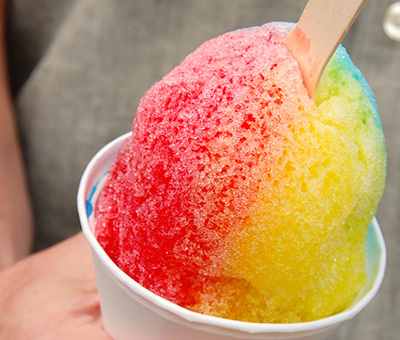 Rainbow Snow Cones