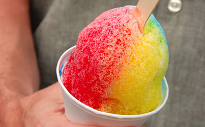 Rainbow Snow Cones